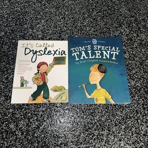 Lot 2 Books Tom's Special Talent by Kate Gaynor Dyslexia & It’s Called Dyslexia